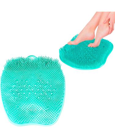 Foot massager for the shower - improves foot circuit and relieves foot pain - foot washer for use in the shower with non -slip suction cups