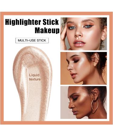 3PCS Blush Liquid Set - Cream Highlighter, Contour Stick, and Blush Wand - Waterproof and Smooth Texture - Pink Blusher and Bronzer Stick for Cheeks and Eyeshadow - Buy Online on GoSupps.com