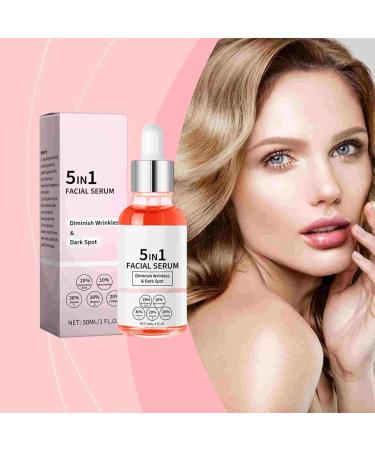 S Rum Anti-Rides Claircit Le Teint Hydrate Anti-Rides Et Anti- Ge Convient Tous Les Types De Peau 30ml (1) 6 ml (Lot de 5) - Buy Online on GoSupps.com