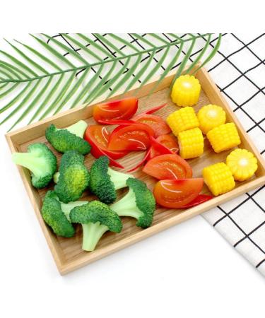 Alipis 18 Pcs Simulated Vegetables Mini Slice Mini Corns Slice Baby Formula Dispenser Corn Stalks Fake Corns Props Mini Decor Display Props Kitchen Decor Fake Lettuce Model Broccoli Pvc Yellowx3pcs 3.8x3.8cmx3pcs - Buy Online on GoSupps.com