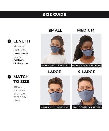 Pro Reusable Face Mask - Breathable 3 Layer Washable Cloth Anti-Fog Nose Wire Adjustable Ear Straps - Unisex International Shipping - Buy Online on GoSupps.com