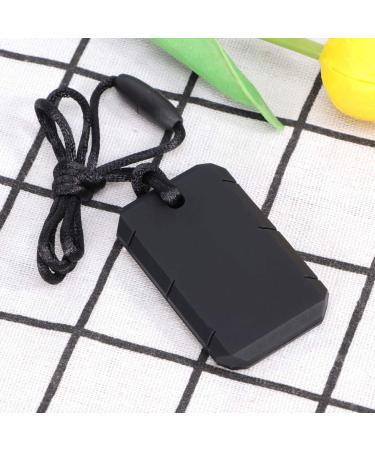 Healifty Silicone Baby Teether - Molar Pendant Hanging Chew Toy in Simple Shape for Teething (Black) - Buy Online on GoSupps.com