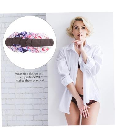 Washable Bamboo Charcoal Menstrual Pads - 5pcs Set for Women - Organic Reusable Napkin and Panty Liners - Buy Online on GoSupps.com