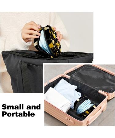 Bee Flower Pattern Menstrual Cup Pouch - Portable Period Kit Bag Color 4 - Buy Online on GoSupps.com