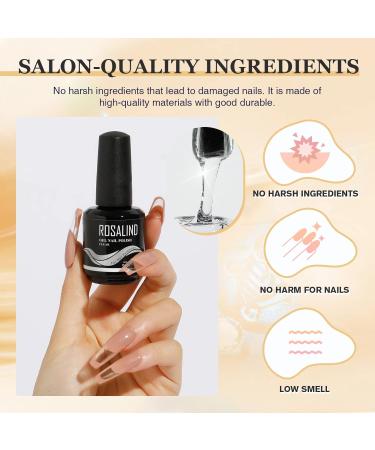 Buy Rosalind Assembly Gel for Gel Nails - Clear 15ml Builder Strengthening Gel & Nail Extension Repair | UV/LED Nail Polish for Nail Art - Buy Online on GoSupps.com