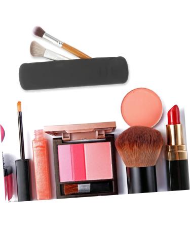 FOMIYES Silicone Makeup Brush Bag 2pcs Travel Pouch & Organizer for Brushes Lipsticks & Beauty Tools Ideal for Women - Buy Online on GoSupps.com