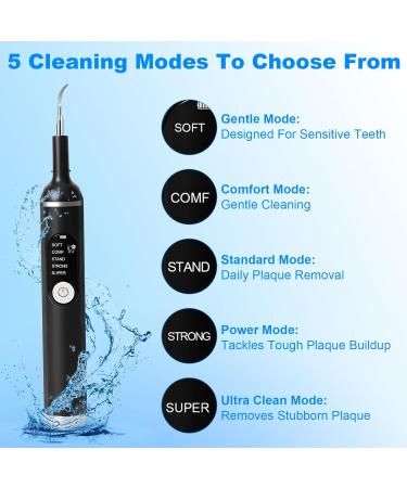 Kit de Nettoyage Tartre Dentaire Ultrasons pour Chien et Chat 5 Modes de Nettoyage et 4 T tes de Nettoyage Kits Dentaires Des Dents Contre Le Tartre pour Chien Chat - Buy Online on GoSupps.com