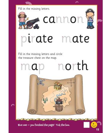 Writing Activity Book for Ages 4-5 | CGP Reception Activities | International Shipping - Buy Online on GoSupps.com