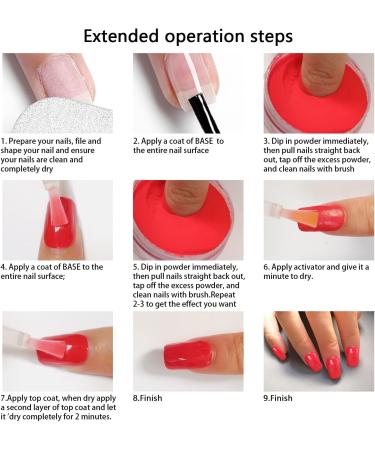 Lofuanna 30g Black Dip Powder Nail Dipping for French Nail Art - Salon Quality, No Lamp Needed, Odor-Free & Long-Lasting (005) - Buy Online on GoSupps.com