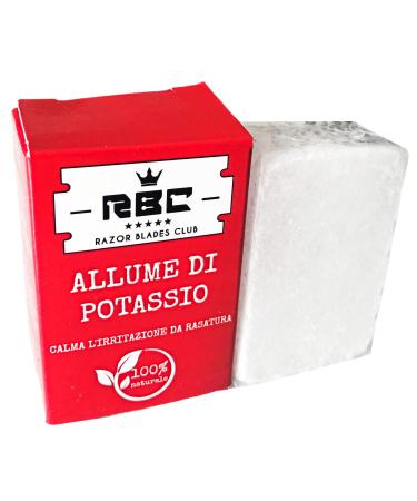 Alum Rectangular Block 100g for Facial Hygiene Body and After Shaving