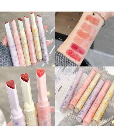 Dulele Matte Jelly Lipstick Set - 6 Colors Hydrating Lip Oil & Highly Pigmented Longwear Lip Glaze - Buy Online on GoSupps.com