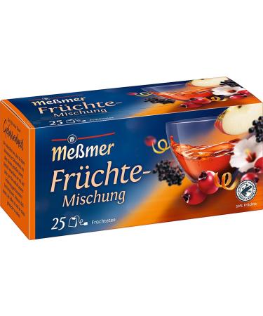 Meßmer Fruit Mix | 25 tea bags | Vegan | Gluten-free | Lactose-free 25 tea bags Fruit Mix - Buy Online on GoSupps.com