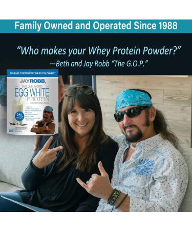 JAYROBB Vanilla Egg White Protein 24 oz 1.5 Pound Bag Vanilla 1.5 Pound (Pack of 1) - Buy Online on GoSupps.com