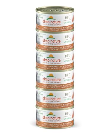 almo nature Megapack wet cat food - Chicken with cheese - 6-pack (6x70g) Chicken 1 piece (1-pack)