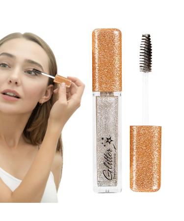 Color Mascara - 0.21 Oz Quick Dry Long Lasting Waterproof Shimmer Sparkly Diamond Twinkle Mascara | Thickening Dazzling Lash Makeup for and Wedding Aezon 6