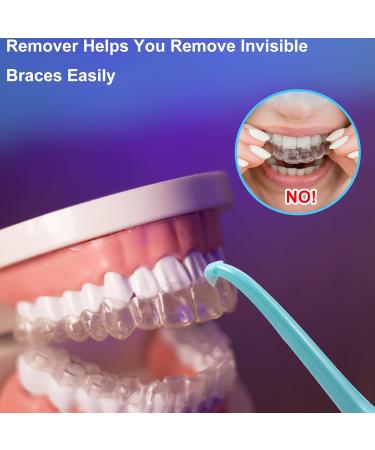 Wozoohyi Clear Aligner Removal Tool 6Pcs Denture Removal Tool Aligner Removal Tool for Invisible Braces Tooth 6 Colors Retainer Remover Tool Oral Care Disassembly Accessories (A-Multicolor 6Pcs) - Buy Online on GoSupps.com