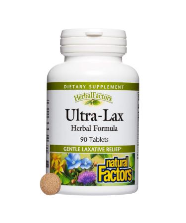Natural Factors Ultra-Lax Herbal Formula 90 Tablets