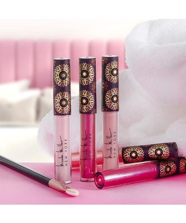 Nicole Miller 10 Pc Shimmery Lip Gloss Collection for Women and Girls - Long Lasting Color Set with Rich Purple Hues - Buy Online on GoSupps.com