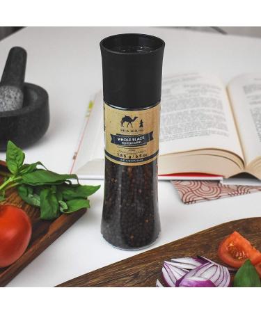 Silk Route Spice Company Giant Whole Black Pepper Grinder 185g - Premium Black Peppercorns - Buy Online on GoSupps.com