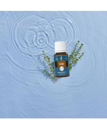 Young Living Thyme Essential Oil 15ml - Aromatic Diffuser | Bold Herbal Aroma for Relaxation & Wellness | Purifying & Cleansing Benefits - Buy Online on GoSupps.com