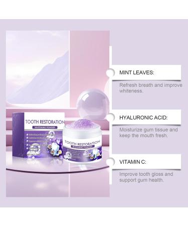  Esncddym Teeth Restoration Mineral Powder 2PCS Teeth Whitening Powder Mineral Tooth Powder Restoration Mineral Powder Effectively Strengthens Teeth And Gums Protect Gums And Breath - Buy Online on GoSupps.com