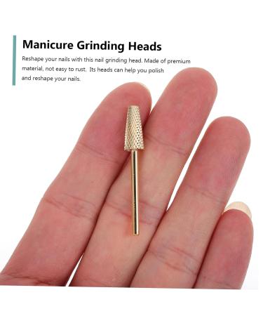 CANIGHT Nail Polisher Carbide Nail Drill Bit Nail Art Nail Drill Head Manicure Nail Electric Nail File Nail Beauty Tools Manicure Tools Drill Bits for Nails Professional Tungsten Steel 1 - Buy Online on GoSupps.com
