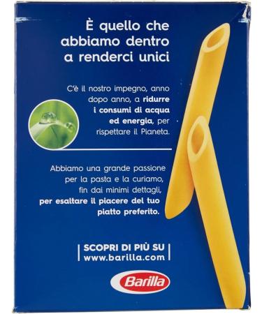  Italian Gourmet E.R. 5 x Barilla Pennette Lisce Pasta No. 69 100% Italian Noodles 500g + Italian Gourmet Pulp 400g - Buy Online on GoSupps.com