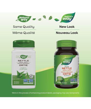 Nature's Way Nettle Herb - Nettle Leaf - Diuretic Support - Allergy Support - 100 Vegetarian Capsules - Buy Online on GoSupps.com