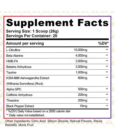 Adonis Complex PRE | High-Performance Pre-Workout | Blue Raspberry - Buy Online on GoSupps.com