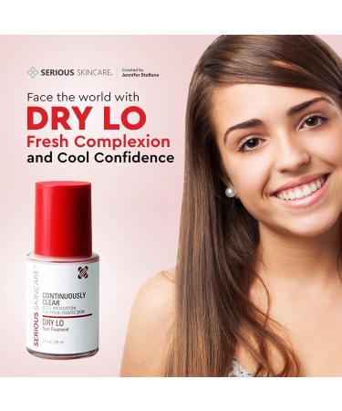 Serious Skincare Continuously Clear Dry Lo Spot Treatment Duo - Acne Drying Lotion with Sulfur & Salicylic Acid - 1oz (2 Pack) - Buy Online on GoSupps.com