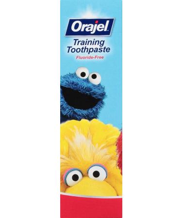 Orajel Elmo Fluoride-Free Training Toothpaste for Kids - Berry Flavor, 1.5 oz (3 Months to 4 Years) - Buy Online on GoSupps.com