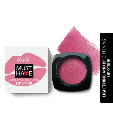 Lightening & Brightening Lip Scrub | Vegan Shea Butter & Rosehip Oil for Dry Chapped Lips | 8gm - Buy Online on GoSupps.com