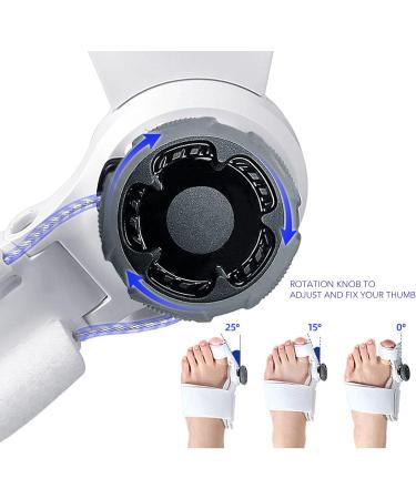 Hallux Valgus Corrector - Adjustable Degrees Silicone Toe Straightener for Men and Women - Buy Online on GoSupps.com