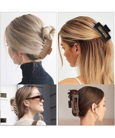 Large Hair Claw Clip for Women UpLook Big Hair Clips for Thick Hair Non-slip Strong Hold Hair Accessories for Women 6 Pack (6-Pack Multi-Color A) - Buy Online on GoSupps.com