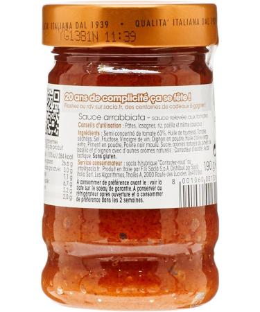 Sacla Arrabiata le Pot 190g - Buy Online on GoSupps.com