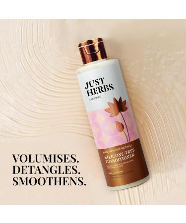 Organic Kumuda Hair Conditioner - White Water Lily & Gotu Kola for Hairfall & Thinning | Sulfate & Silicone Free - 6.8 fl.oz | International Shipping - Buy Online on GoSupps.com