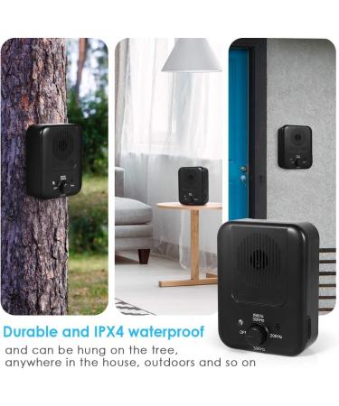 Anti Barking Device Dog Barking Control Devices 3 Levels Ultrasonic Dog Rechargeable & Waterproof Bark Stopper for Pets | Dog Deterrent for Indoor & Outdoor Use- Stop Barking Dog Training Tools Black-bb - Buy Online on GoSupps.com