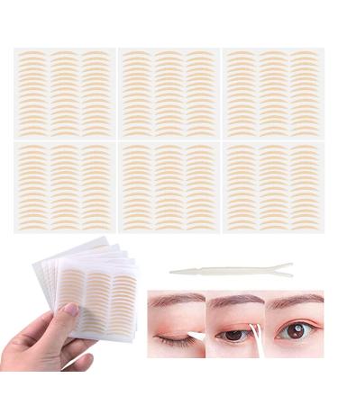 288Pcs Double Eyelid Tape Natural Invisible Lace Single Side Eyelid Breathable Eyelid Stickers Women Makeup Tool (1 Set)