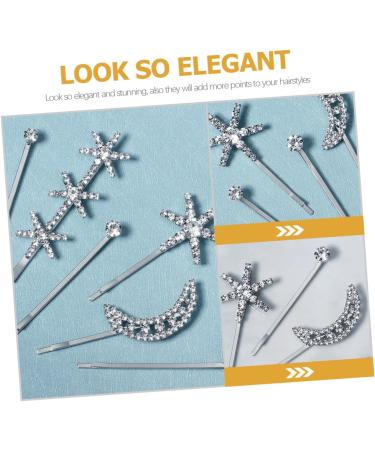 FRCOLOR Womens Hair Clips 1 Set Fringe Bobby Pin Hair Barrettes for Girls Goody Hair Clips for Women Hair Barrettes for Women Rhinestone Barrettes Hair Accessories The Side Headgear Alloy - Buy Online on GoSupps.com