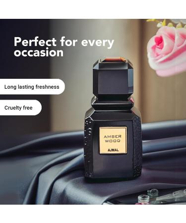 Ajmal Amber Wood Noir EDP 3.4 oz For Men & Women- Made in Dubai - Buy Online on GoSupps.com