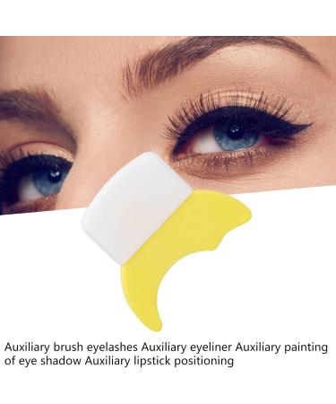 Half Moon Shape Silicone Eyeliner Aid Short Handle Multifunctional Silicone Wing Tip Anti-Shake Eye Makeup Aid for Daily Makeup - Buy Online on GoSupps.com