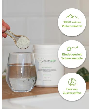 Zeolith Med Detox Powder 200g - Pharmacy Quality Intestinal Cleaning Heavy Metal Detox Volcanic Minerals | Best Medical Device - Buy Online on GoSupps.com