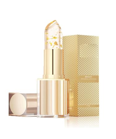 LinBomZony Waterproof Lipstick Long Lasting Nourishing Lip Balm Moisturizing Lip Balm for Dry Cracks Tinted Lip Balm for Women Golden Moisturizing 1 Piece 1 Piece