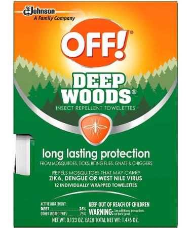 OFF! Deep Woods Insect Repellent Towelettes (Pack of 2) - Stay Protected Outdoors - Buy Online on GoSupps.com
