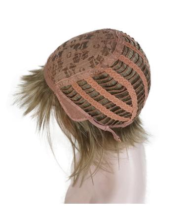 Aimole Short Bob Straight Wig with Cute Flat Bangs Synthetic Hair in 24M8+613 - Buy Online on GoSupps.com