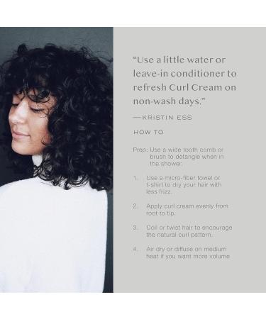 Kristin Ess Hair Ultra Light Curl Defining Cream - Avocado & Castor Oil, 6.7oz | Vegan, Frizz Control, Curl Hydrating, Moisturizing, Soft Finish, Shine Enhancing - Buy Online on GoSupps.com