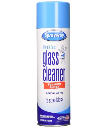 Sprayway Streakless Glass Cleaner 19 oz (3 Pack) Made in USA, Blue and White 19 Ounce (Pack of 3)