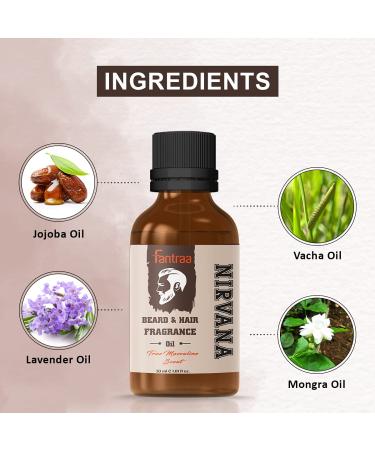Buy Nirvana Beard and Hair Fragrance Oil - 30ml | Premium Quality & International Shipping - Buy Online on GoSupps.com