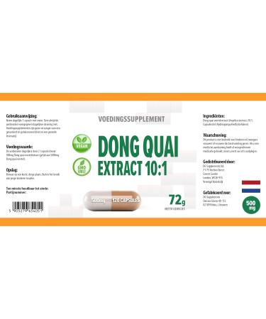 Hepatica Dong Quai 5000mg 101 Extract 500mg 120 vegan capsules High Strength Hormonal and Menstrual Support Tested by 3rd party in laboratories - Buy Online on GoSupps.com