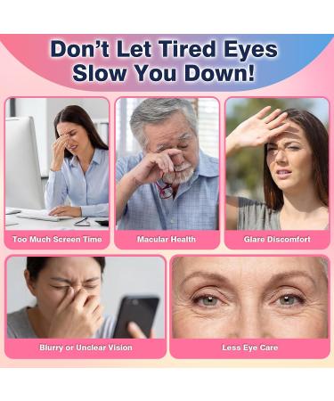 Areds 2 + Advanced Formula for Macular Health, 22-in-1 Eye Vitamin & Mineral Supplement w. Zeaxanthin, Zinc & Vitamin C Supports Eye Strain, Pressure, Night Vision, 60 Chewable Gummies - Buy Online on GoSupps.com